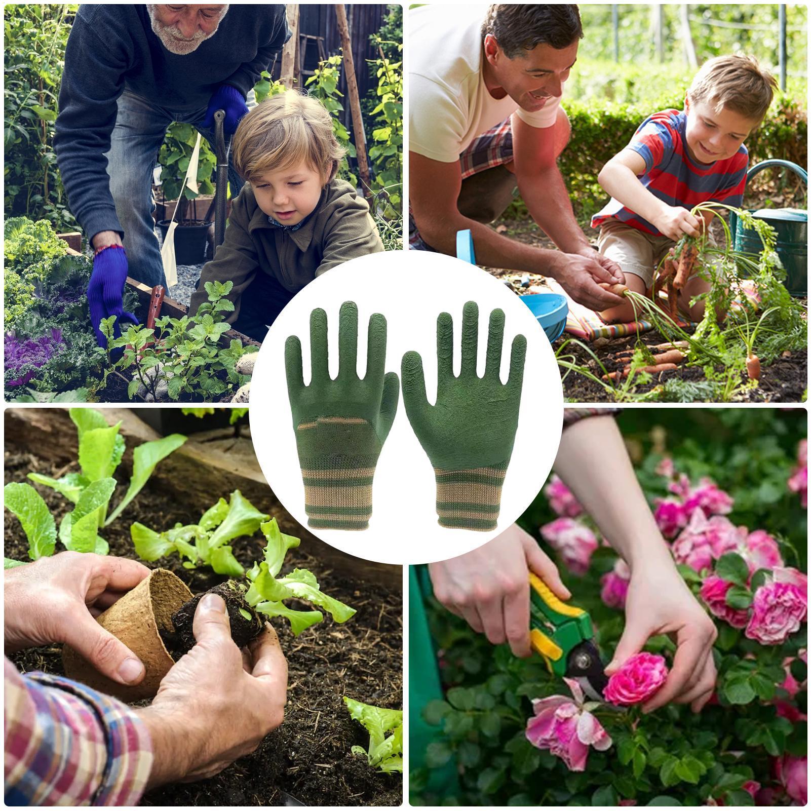 1Pair of Gardening Gloves Rubb - Gardening Glove Waterproof review and price