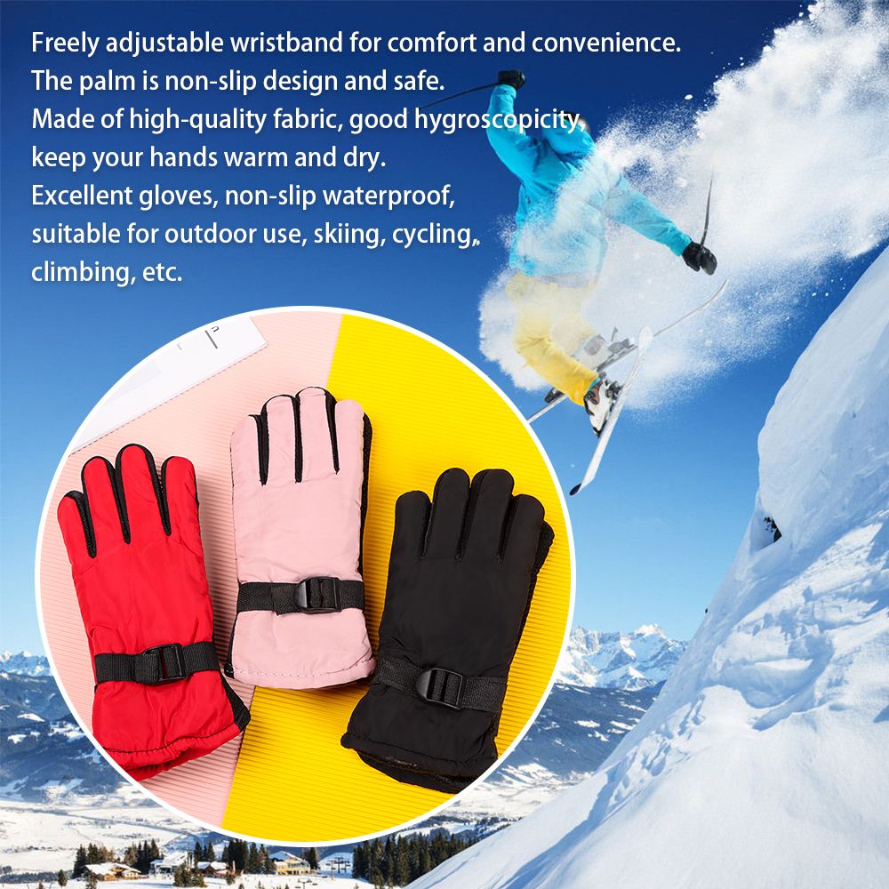New Children Adult Winter Snow - Ski Glove Waterproof review and price